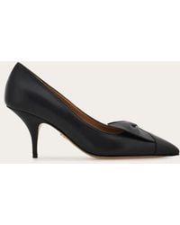 Ferragamo - Lambskin Pointed Shoes - Lyst