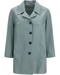 Chloé - Long Lambskin Leather Jacket Lamb - Lyst