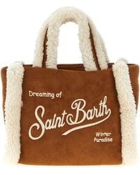 Mc2 Saint Barth - Vanity Mini Shearling Hand Bags - Lyst