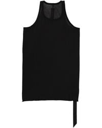 Rick Owens - Loose Fit Cotton Tank Top - Lyst
