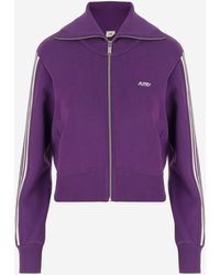 Autry - Viscose Blend Sweatshirt With Logo - Lyst