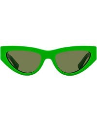 Bottega Veneta - Cat Eye Sunglasses Bv1176S 003 55Mm Plastic (Acetate) - Lyst