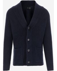 Tagliatore 0205 - Jackson Stretch Wool Cardigan - Lyst