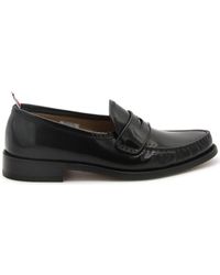 Thom Browne - Almond Toe Penny-Slot Loafers - Lyst
