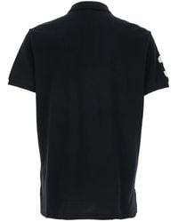 Ralph Lauren - "Custom Slim Fit" Polo Shirt With Pony Maxi Embroidery On The Front And Numeric Detail On The Sleeve - Lyst