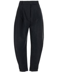Rohe - Wool Blend Pants With Cuff Hem Virgin Trousers - Lyst