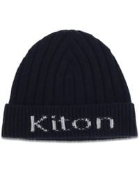Kiton - Wool Beanie Hat Ovis Aries E Hairbands - Lyst