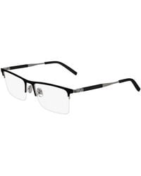 Ferragamo - Eyeglasses Rectangle Semi Rim, Frame And Clear Demo Lens Lens Sf2586081 - Lyst