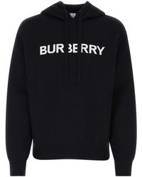 Burberry - Midnight Cotton Blend Sweatshirt - Lyst