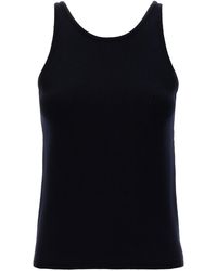 Max Mara - Fitted Stretch Wool Knit Top - Lyst