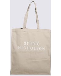 Studio Nicholson - Dove Canvas Standard Tote Bag - Lyst
