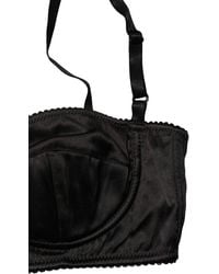 Dolce & Gabbana - Semi-Pad Underwire Balconette Bra Underwear Elastane Silk Clothing - Lyst