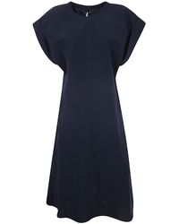 Sofie D'Hoore - Long Dress With Pockets And Short Sleeves - Lyst
