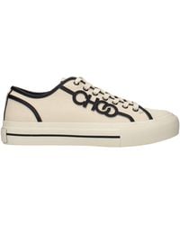 Jimmy Choo - Fabric Low Top Sneakers - Lyst