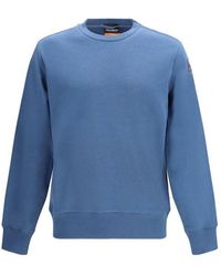 Parajumpers - Blue Cotton Sweatshirt - Lyst