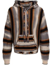 Amiri - Baja Stripe Hooded Sweater - Lyst