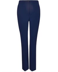 Blugirl Blumarine - High-Waist Slim Fit Plain Trousers - Lyst