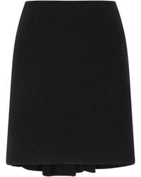 Bottega Veneta - Bottega Veneta Wool-Blend A-Line Skirt - Lyst