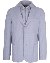 Eleventy - Sugar Hooded Jacket - Lyst