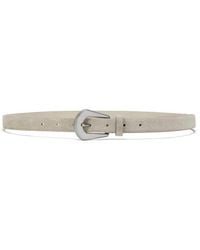 Brunello Cucinelli - Light Suede Belt Accessories & Slg - Lyst