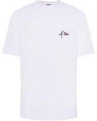 Kiton - Jersey T-Shirt S/S Cotton - Lyst