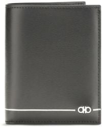 Ferragamo - Gancini Bifold Wallet Calf Leather Bos Taurus - Lyst