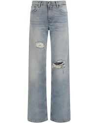Haikure - Star Marfa Straight-Leg Jeans With A Distressed Finish Cotton - Lyst