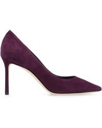 Jimmy Choo - Romy 85 Suede Stiletto Pumps Goatskin - Lyst