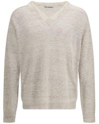 Our Legacy - Beige Linen Sweatshirt - Lyst