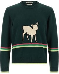 JW Anderson - Sheep-Intarsia Cotton Sweater - Lyst