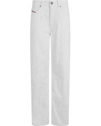 DIESEL - Straight-Leg Denim Jeans Cotton - Lyst