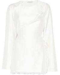 Viktoria Chan - Eos Lace-Detail Top - Lyst