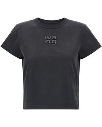 T By Alexander Wang - 'Hotfix Logo' T-Shirt - Lyst