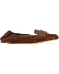 DSquared² - Caramel Leather Loafers - Lyst