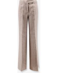 Max Mara - Mxmdeserto Linen Trousers - Lyst