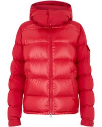 Moncler - Padded Hooded Jacket Polyester & Down - Lyst