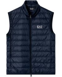 EA7 - Gilet Packable Core Identity - Lyst