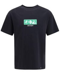 Palm Angels - Black Cotton T - Lyst