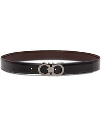 Ferragamo - Reversible Belt With Gancini Buckle On The Front Leather For Calf - Lyst