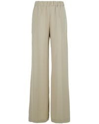 P.A.R.O.S.H. - Trousers With Elasticated Waist - Lyst