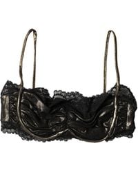 Dolce & Gabbana - Silk Underwired Balconnet Bra Underwear Clothing - Lyst