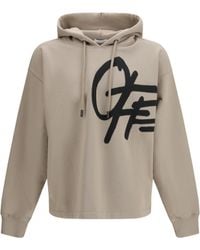 Off-White c/o Virgil Abloh - Spray Logo Skate Hoodie Cotton Sweatshirts - Lyst