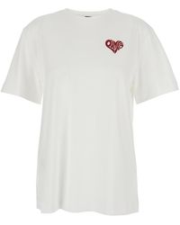Pinko - Crew Neck T-Shirt Cotton - Lyst
