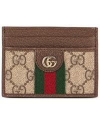 Gucci - Cardholder Ophidia Gg Supreme Polyurethane Wallets & Purses - Lyst