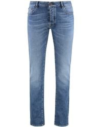 Moorer - Credi Slim Fit Jeans - Lyst