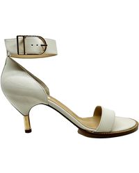Gabriela Hearst - Nomia Heeled Leather Sandals - Lyst