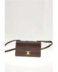 Celine - Leather Shoulder Bag Calf - Lyst