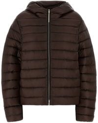 Jil Sander - Brown Nylon Down Jacket - Lyst