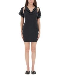 T By Alexander Wang - Deconstructed" Short Dress - Lyst