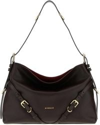Givenchy - Dark Leather Medium Voyou Shoulder Bag - Lyst